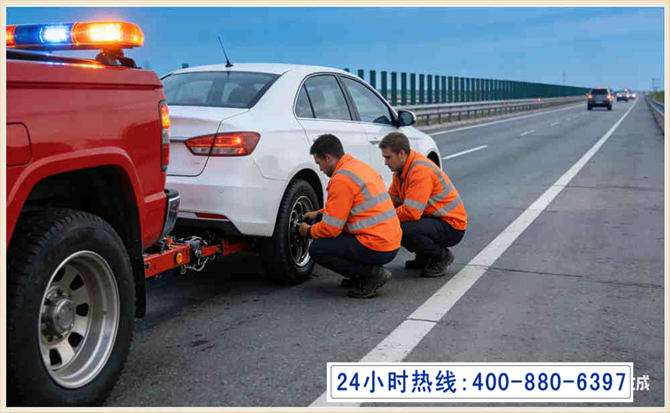 海勃湾道路救援